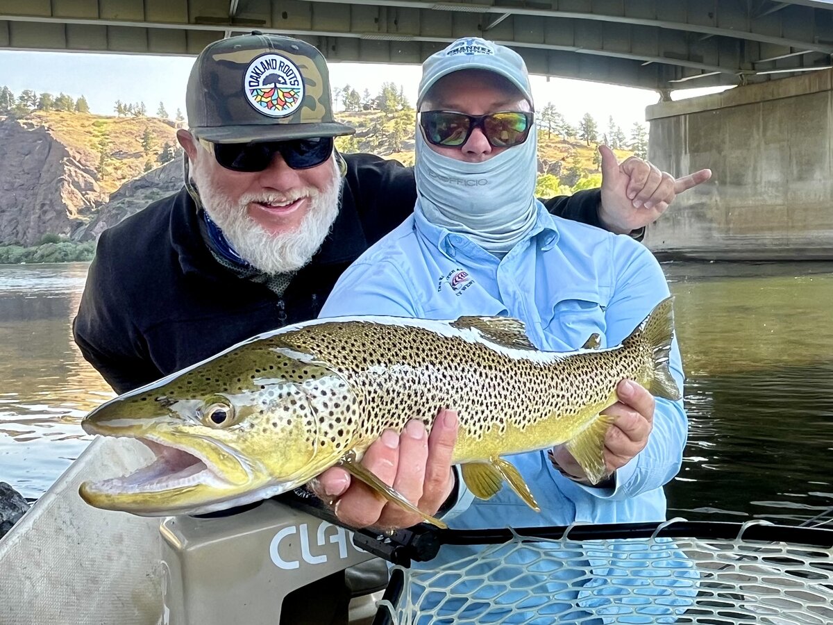 Client with trophy deer